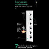 Cascada Milano 12"x36" Luxurious LED Shower System - Cascada Showers