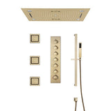 Cascada Rainbow 16"x28" LED Bluetooth Shower System - Cascada Showers