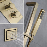 Cascada Riviera 12"x36" LED Bluetooth Shower System - Cascada Showers