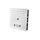 Cascada Royale 12 inch square recessed shower head front face – white background product shot