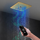 Cascada Royale LED remote control hand operation close-up – 64 color selection