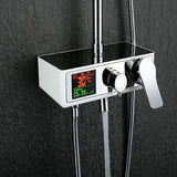 Cascada Serena 8" Digital Shower Faucet Set Chrome Finish - Cascada Showers