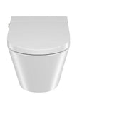 Front view of Cascada Torino smart toilet with auto open-close lid and heated seat