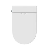 Cascada Torino wall-hung smart toilet with concealed cistern and white dual-flush plate