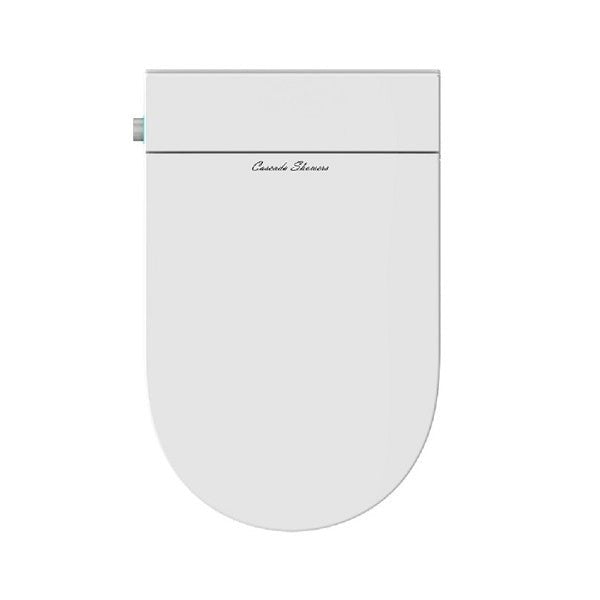 Cascada Torino wall-hung smart toilet with concealed cistern and white dual-flush plate