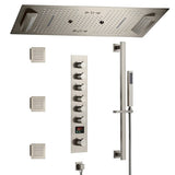 Cascada Verona 16"x36" Music LED Digital Shower System - Cascada Showers