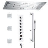 Cascada Verona 16"x36" Music LED Digital Shower System - Cascada Showers