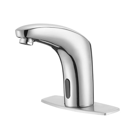 Cascada chrome touchless bathroom faucet with sensor