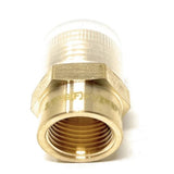 Reliable lead-free brass adapter for BSPP to NPT thread conversion with leak-proof performance.