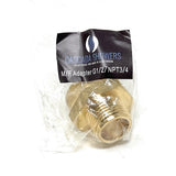 G Thread (Metric BSPP) Male to NPT Female Adapter - Lead Free (1/2" x 3/4") - Cascada Showers
