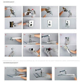 showerhead system rain head shower handheld set complete led waterfall heads light rainfall square Double-Function Valve and Brass Handheld Shower Rain Shower System remote controller light bathroom set remote control color change Bathroom Shower Set