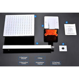 12" Square LED Wall Mounted Shower Set - Cascada Showers