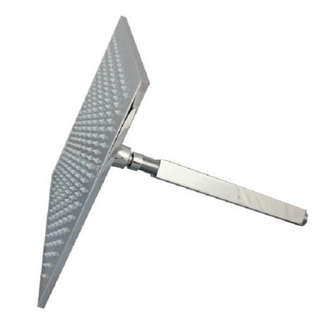 Ceiling mounted LED rain shower head powered by water pressure