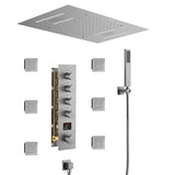 15"x23" Trento Digital LED Shower System By Cascada Showers - Cascada Showers