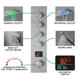15"x23" Trento Digital LED Shower System By Cascada Showers - Cascada Showers