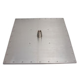 16" Stainless Steel Ceiling Mount Square Rainfall LED Shower Head - Cascada Showers