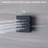 16" Turin Digital Rainfall LED music Shower System by Cascada Showers - Cascada Showers