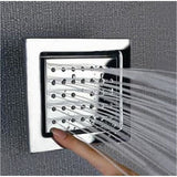 23"x31" Luxurious Classic Design recessed LED Shower System with built in Bluetooth Speakers & 4" Body Jet - Cascada Showers