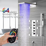 9"x22” Music LED shower system with Bluetooth Speaker - Cascada Showers