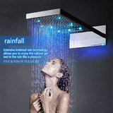 9"x22" Shower Set With 3-Way Thermostatic Valve - Cascada Showers