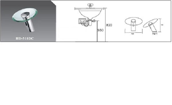 Automatic Hands Free Contemporary Sensor Faucet (Hot & Cold) - Cascada Showers