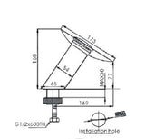 Automatic Hands Free Contemporary Sensor Faucet (Hot & Cold) - Cascada Showers