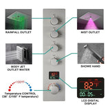 Cascada 12" Turin Digital LED Music Shower System - Cascada Showers