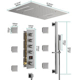 Cascada 15"x23" Catania Bluetooth LED Shower System - Cascada Showers