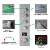 Cascada 16" Siena Digital Rainfall LED Shower System - Cascada Showers
