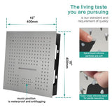 Cascada 16" Siena Digital Rainfall LED Shower System - Cascada Showers