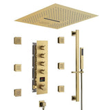 Cascada 16" Turin Digital Rainfall LED music Shower System - Cascada Showers