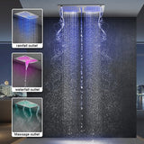 Cascada 16"x28" Matera Digital Rainfall Bluetooth LED Shower System - Cascada Showers