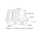 SensorFlo faucet hot and cold water mixer valve connection diagram
