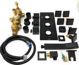 Cascada Luxury 20" LED Rainfall Shower System: Thermostatic Control - Cascada Showers