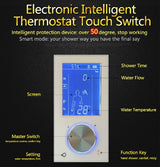 Cascada Veneto digital mixer with brass valve and NPT standard connections
