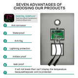 Cascada Luxury 22” Music LED shower system (Wall Mounted) with Single Valve & LCD Display, 3 function (Rain, Waterfall & Hand Shower) & Remote Control 64 Color Lights (Matt Black) cascada system LED bluetooth shower head with handheld speaker hot cold music rain rainfall musical light showerhead body spray jet waterfall lifting rod wall mounted high pressure thermostatic mixer black matte chrome oilrubbed bronze remote control