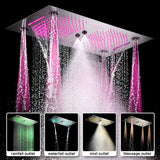 Cascada Pisa 16"x28" Music LED Shower Head - Cascada Showers
