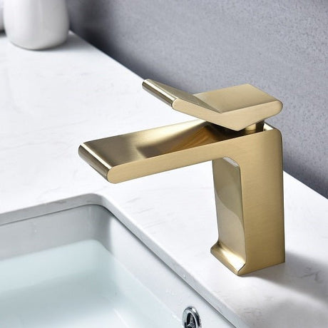 Cascada Single Handle Waterfall Bathroom Sink Faucet - Cascada Showers
