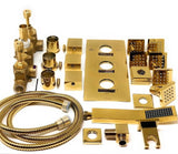 Cascada Tuscany Shower System: LED Rainfall, Massage, Thermostatic Control - Cascada Showers
