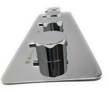 Contemporary 4-Knob Thermostatic Valve - Cascada Showers