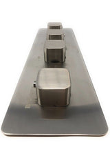 Contemporary 4-Knob Thermostatic Valve - Cascada Showers