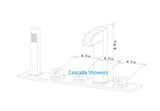 Deck Mounted Water Power LED Sink Faucet (Chrome Finish) - Cascada Showers
