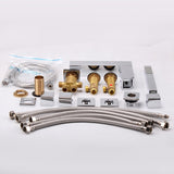 Deck Mounted Water Power LED Sink Faucet (Chrome Finish) - Cascada Showers