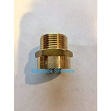 brass adapter fittings an fitting g thread metric bspt female to npt male pipe lead free 3 4 inch 3 4 taper threads g1 water 1 piece brass adapter fitting water line adapter pipe fitting solid structure durable G thread connector to NPT