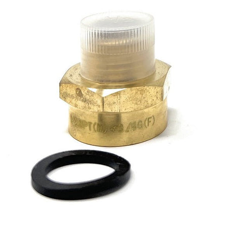 Lead-free brass BSPP G thread female to NPT male plumbing connector
