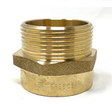 G Thread (Metric BSPP) Male to NPT Female Adapter - Lead-Free (1 1/2" x 1 1/2") - Cascada Showers