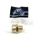 G Thread (Metric BSPP) Male to NPT Female Adapter - Lead-Free (1/4" x 1/4") - Cascada Showers