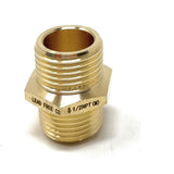 G Thread (Metric BSPP) Male to NPT Male Lead-Free Adapter (1/2" x 1/2") - Cascada Showers