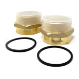 Lead-Free G Thread (Metric BSPP) Female to NPT Male Pipe Fitting Adapter - 1/4" - 3" - Cascada Showers