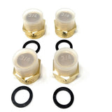 Lead-Free G Thread (Metric BSPP) Female to NPT Male Pipe Fitting Adapter - 1/4" - 3" - Cascada Showers